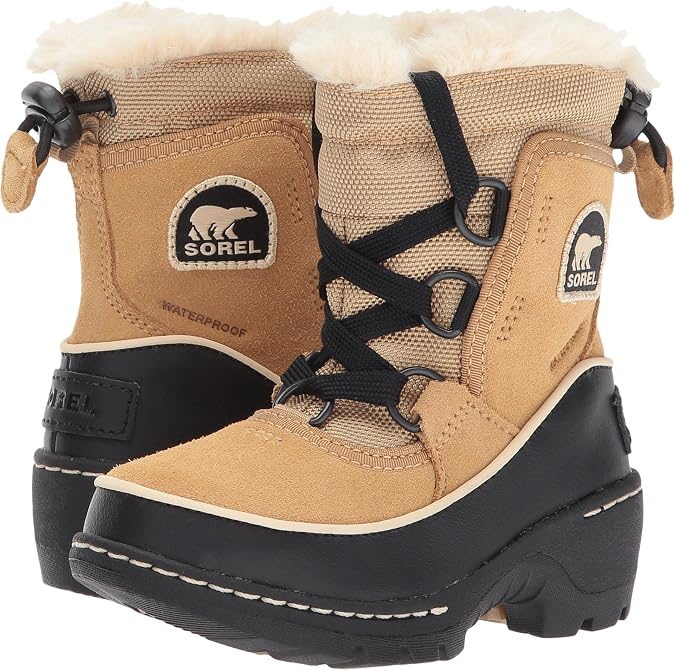 Sorel Tivoli III Boot - Girls' Curry/Black, 5.0