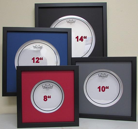 Drum Head Display Frame Set Black Frame Easy Mount
