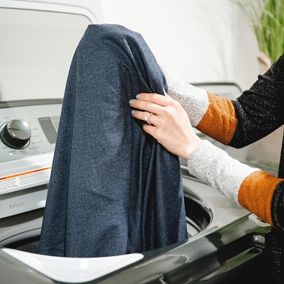 Big Joe Fuf 7Ft Cover Only Machine Washable, Cobalt Lenox, Durable Woven Polyester, 7 feet Giant