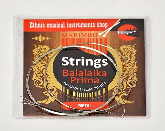 Prima Balalaika 3 String Set - Steel Strings for Russian Balalaika