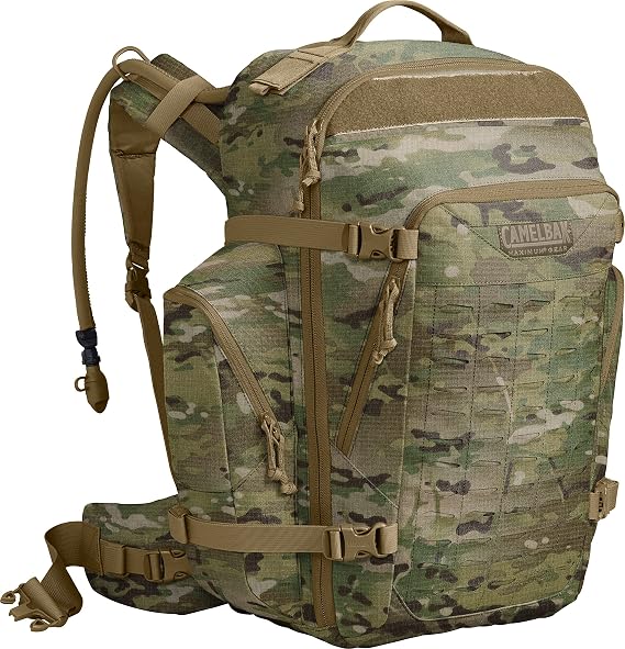 CamelBak BFM Tactical Hydration Backpack, HighCapacity MOLLE Pack with 100oz MilSpec Crux Reservoir