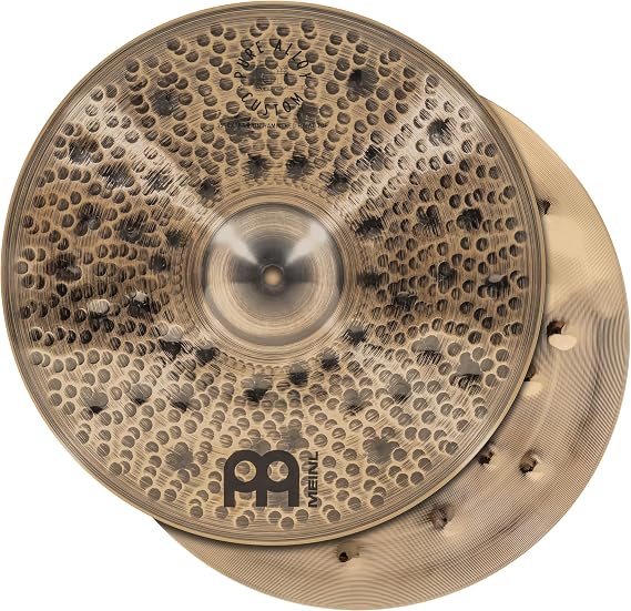 Pure Alloy Custom 15" Extra Thin Hammered Hihats Smoked Bronze/Brilliant Finish Made in Germany,